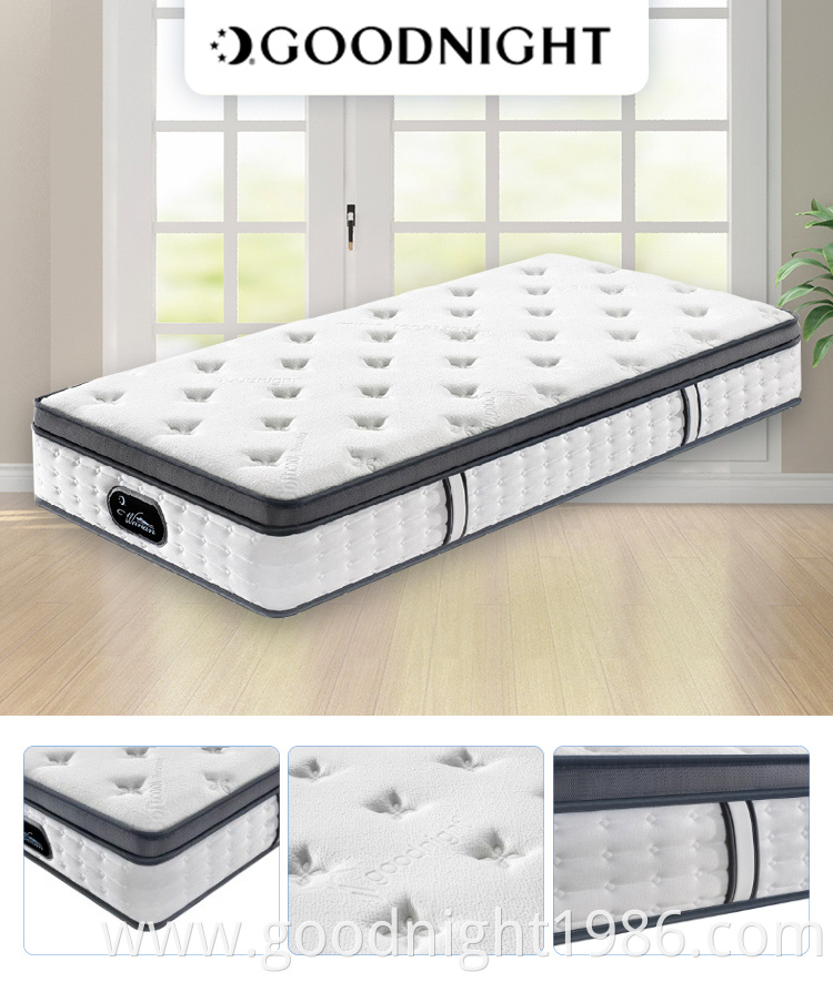 ODM spring pocket mattress Organic Non Toxic Natural Foam Pocket Spring Mattress Manufacturers